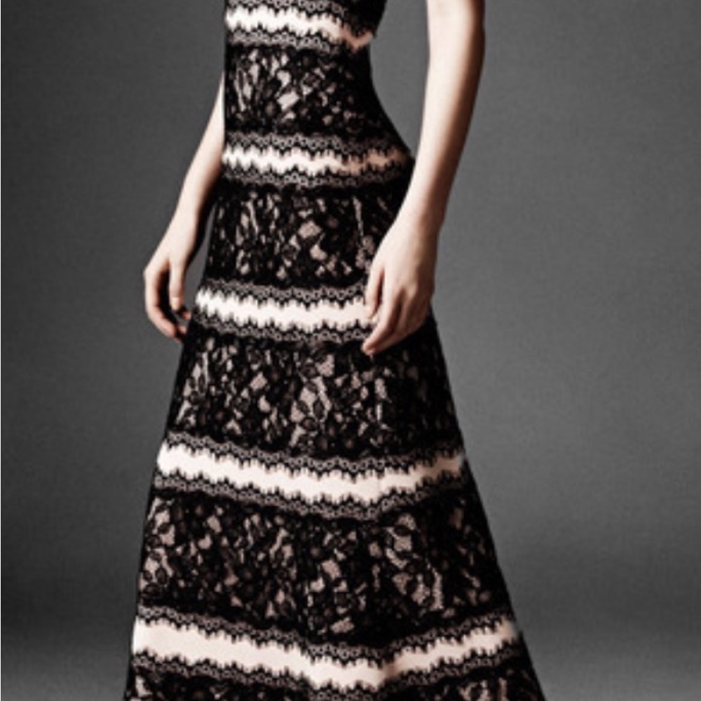 Tadashi Shoji lace gown